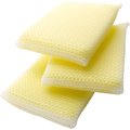 Scotch-Brite All Purpose Cleaning Pads, 2-39/64"x4-5/16"x1/2", YW, PK 24 MMM7232FCT